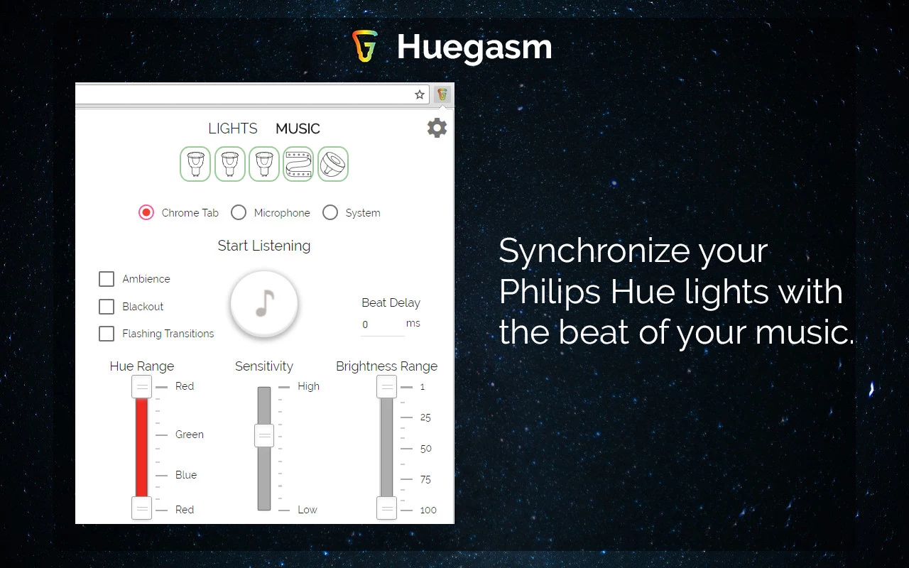 Huegasm for Philips Hue Lights gallery image