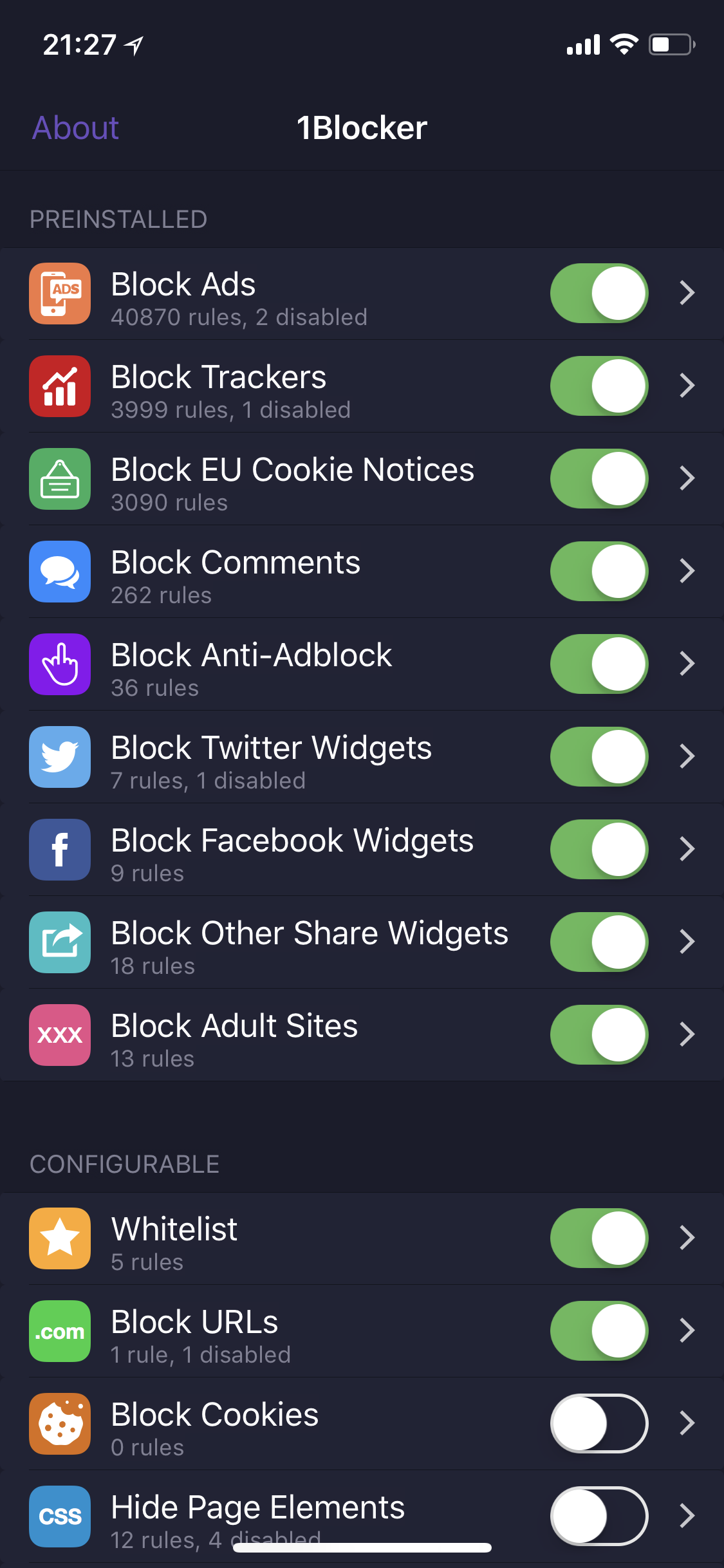 Block crypto-minining scripts with 1Blocker gallery image