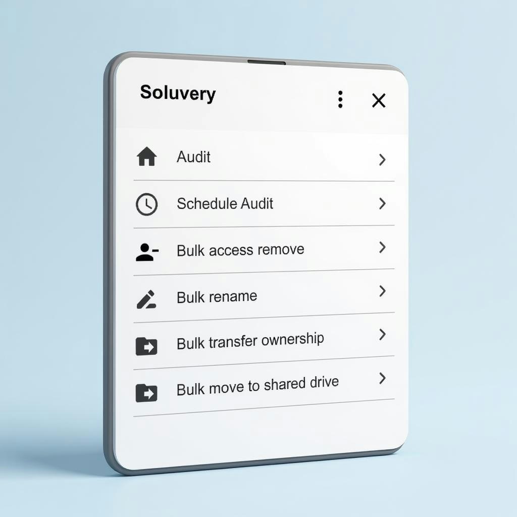Soluvery - Audit en beheer Google Drive media 4