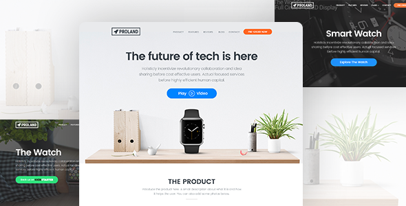 Proland Landing Page