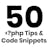 50 Useful PHP Tips and Code Snippets