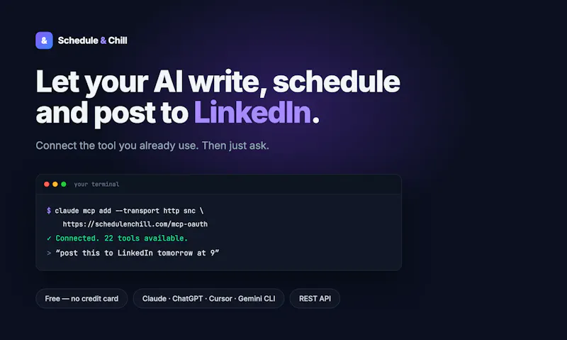Schedule & Chill screenshot 1