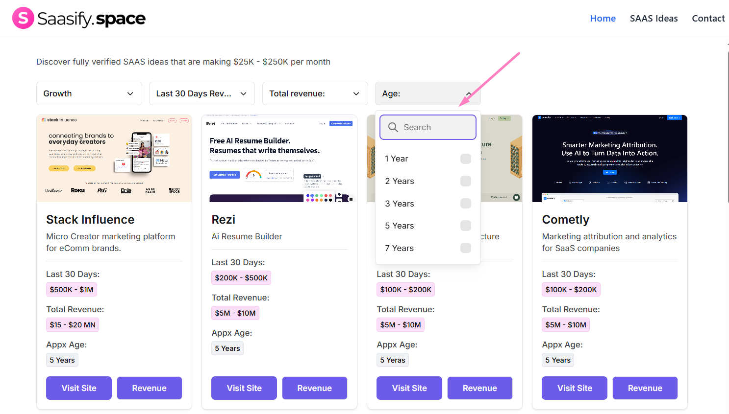 Saasify.space - Screenshot 3 preview