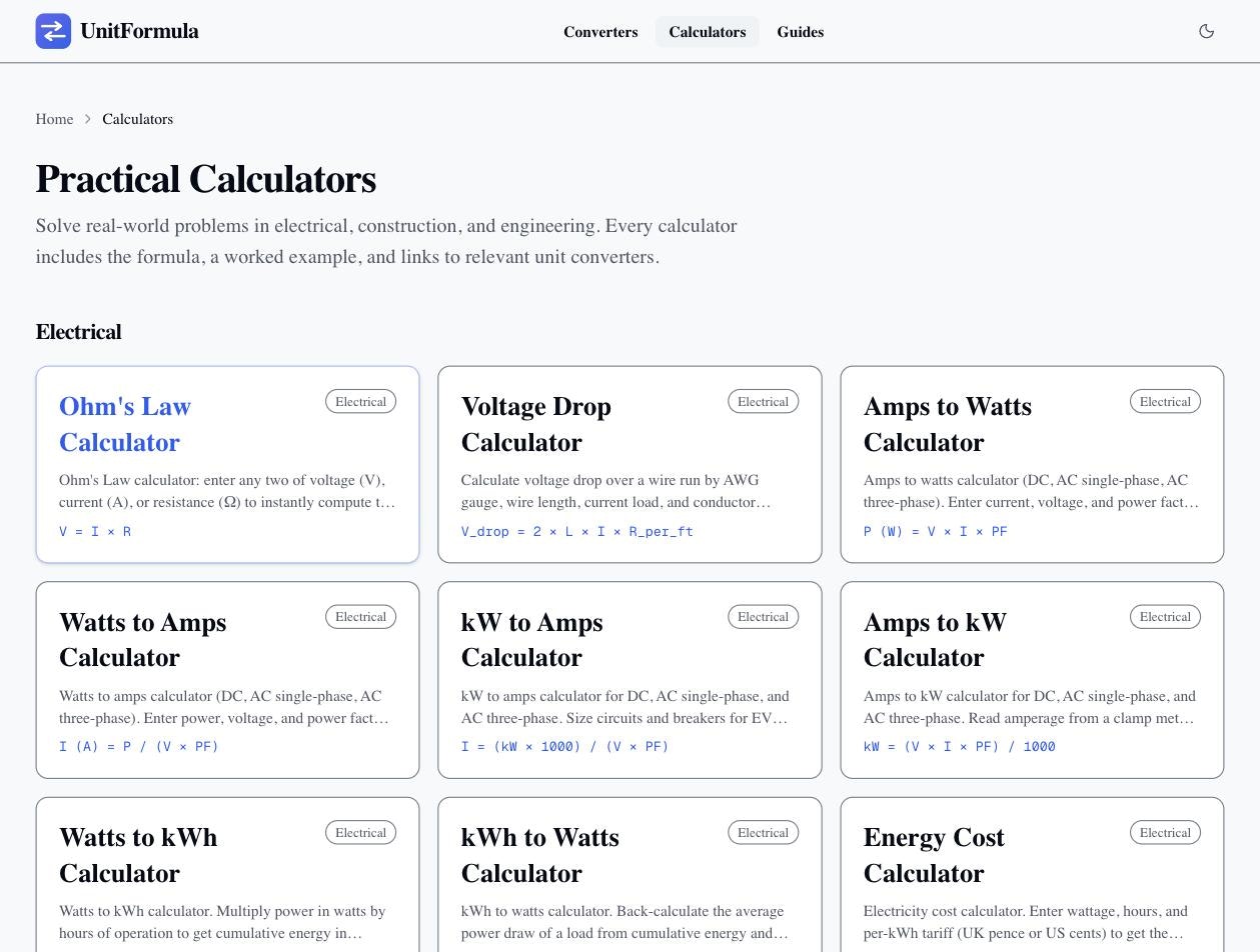 UnitFormula gallery image