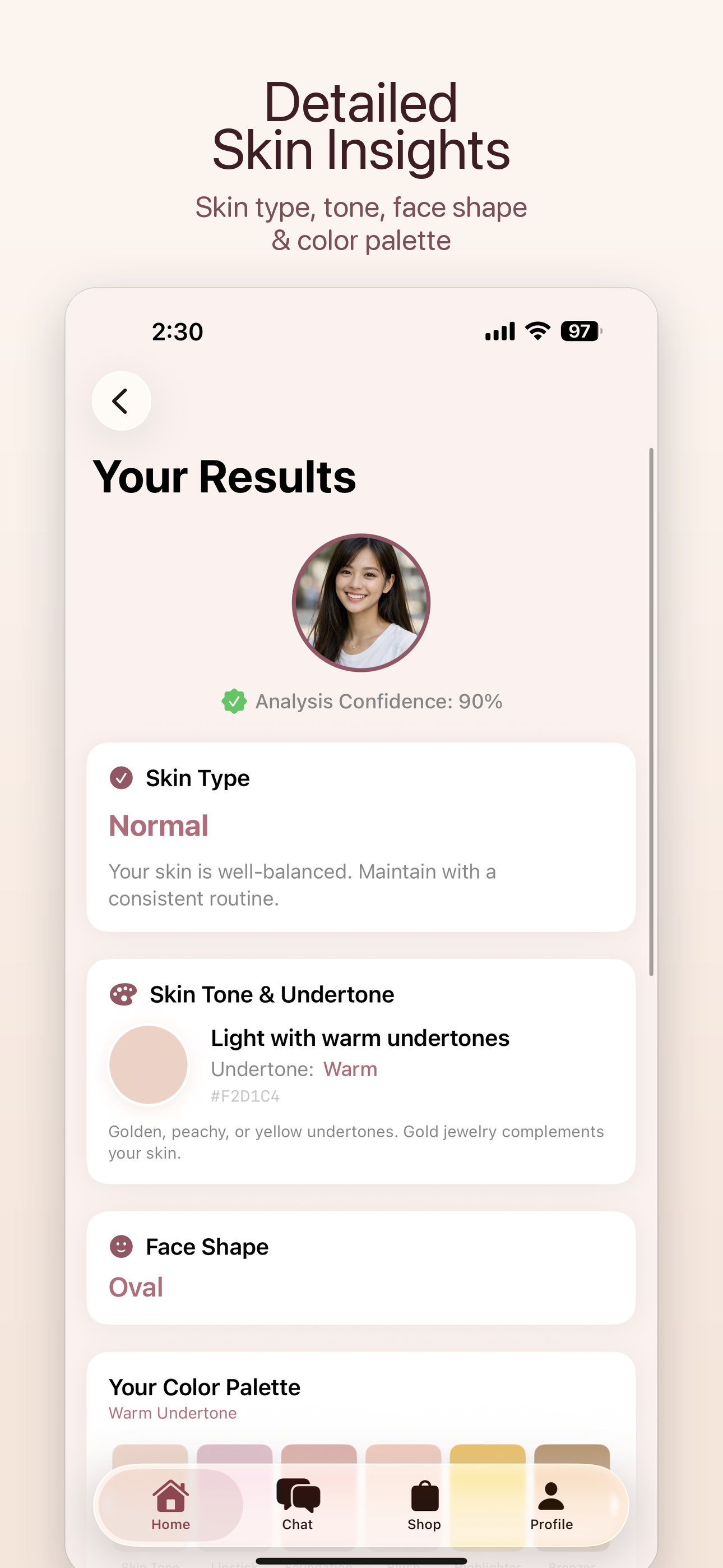 BeautyGPT-Glow with AI - Main product screenshot demonstrating key features and user interface