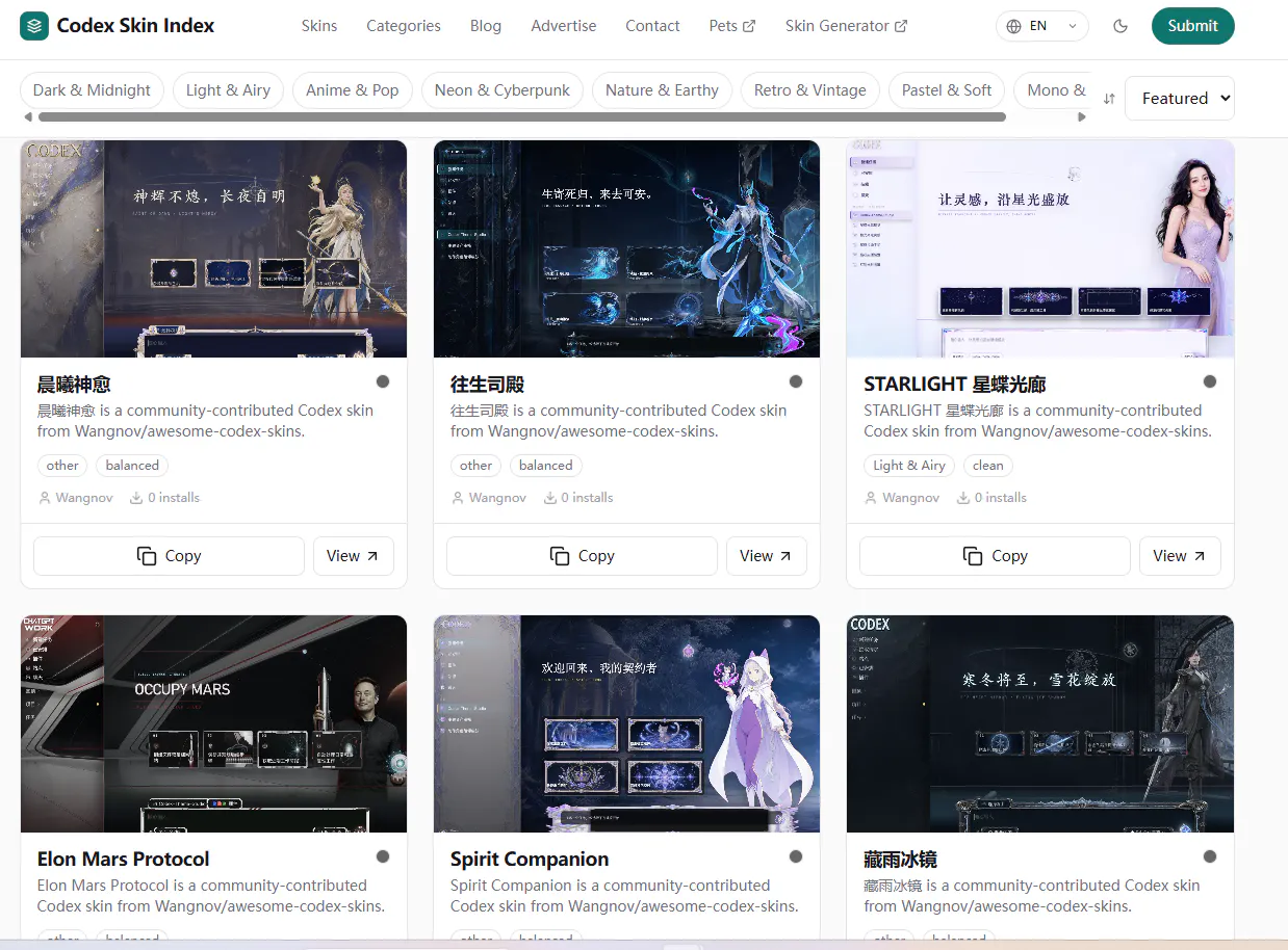 Awesome Codex Skin gallery image