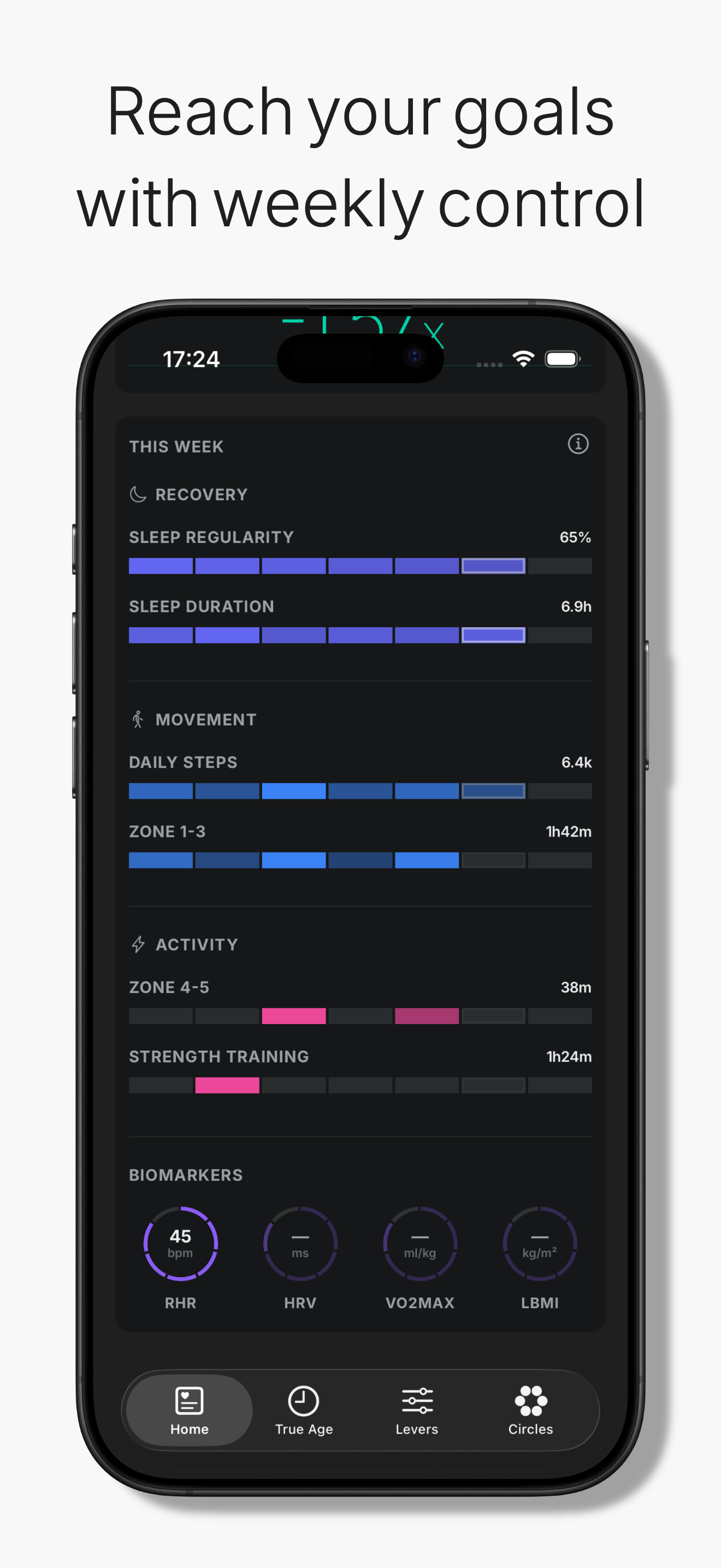 reThrive: Discover your True Age - Screenshot 2 showing product features and functionality