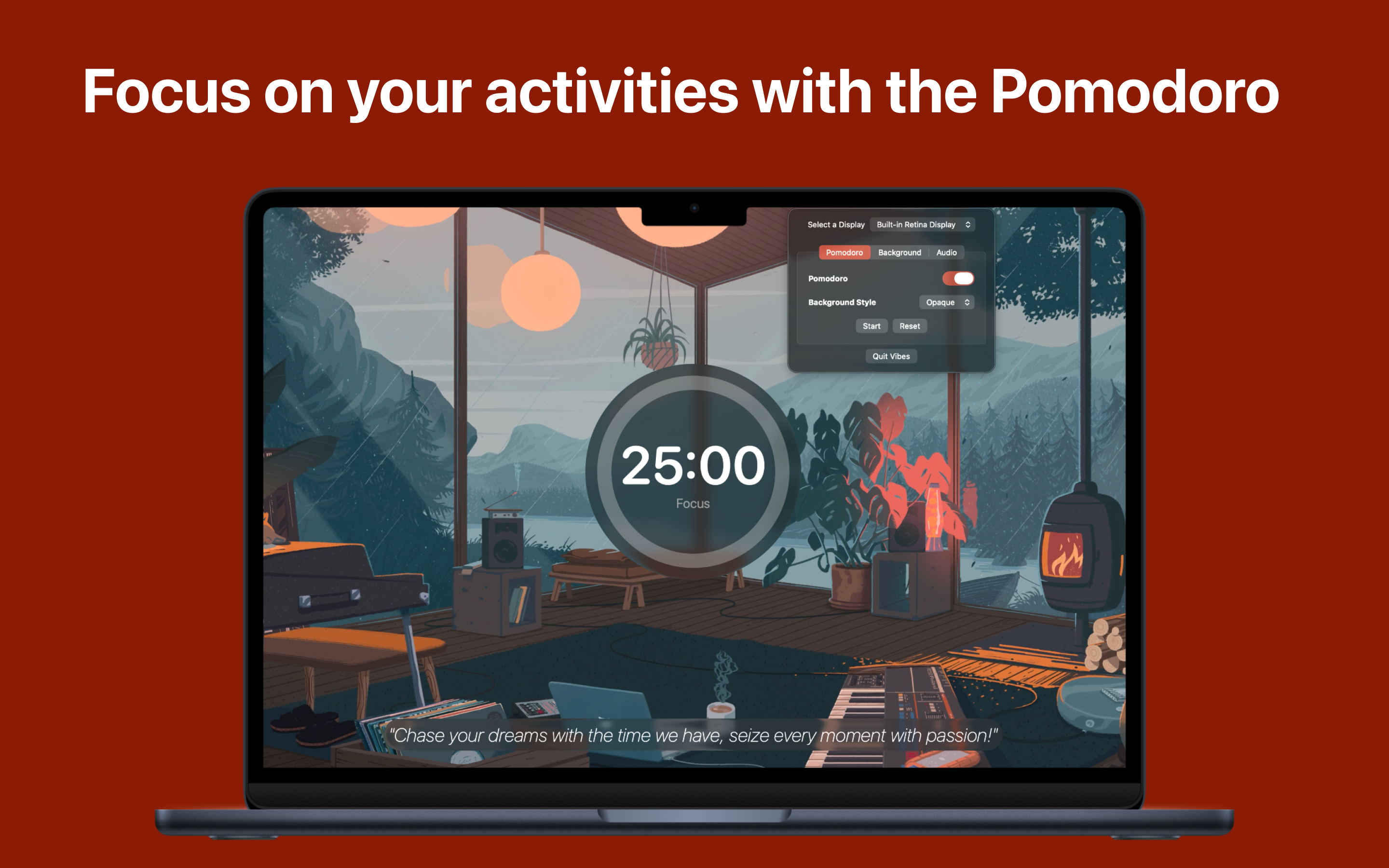 LoVibes - Main screenshot showing features and interface