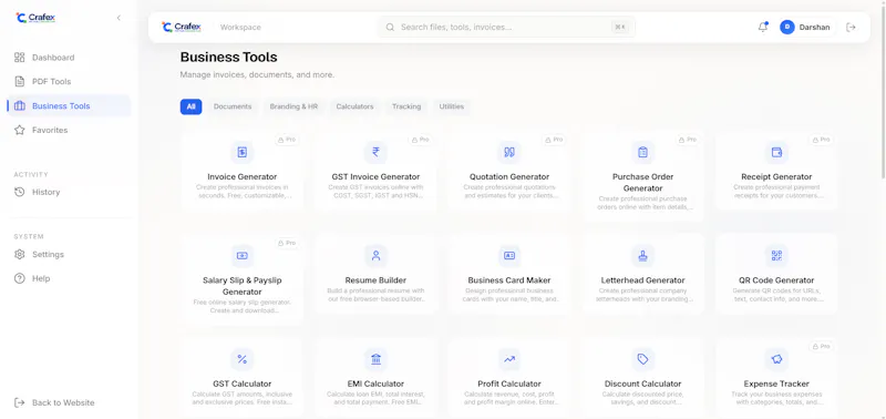 Crafex screenshot 3