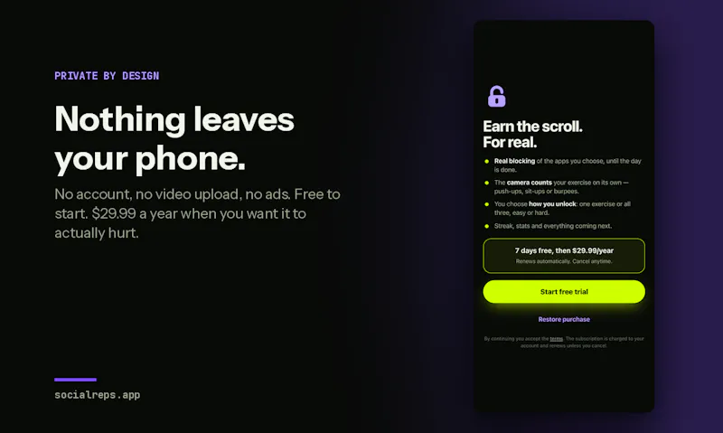 Social Reps: Earn Your Scroll screenshot 4