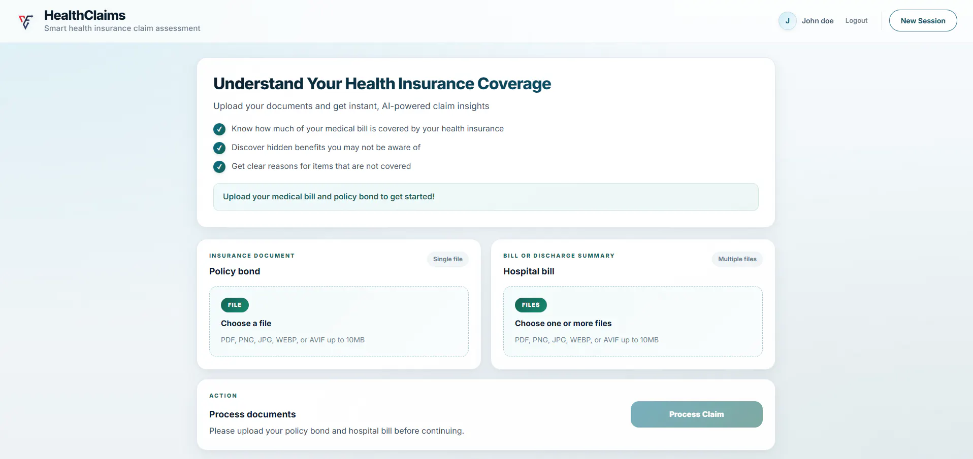 Banner del producto HealthClaims - by ValuEnable