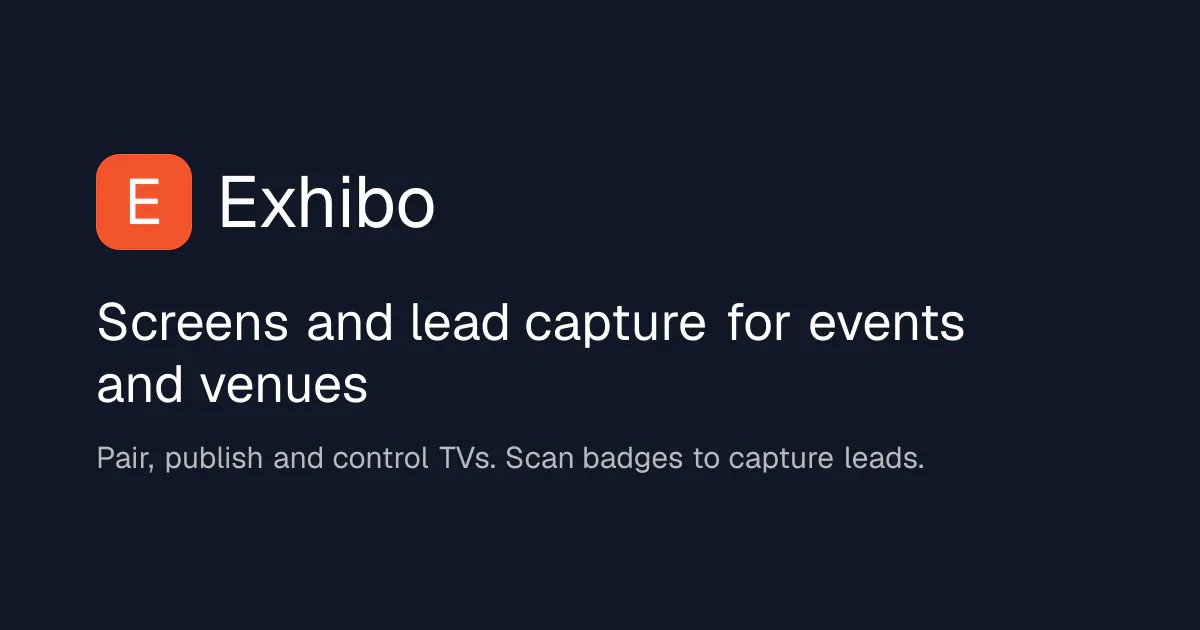 Exhibo gallery image