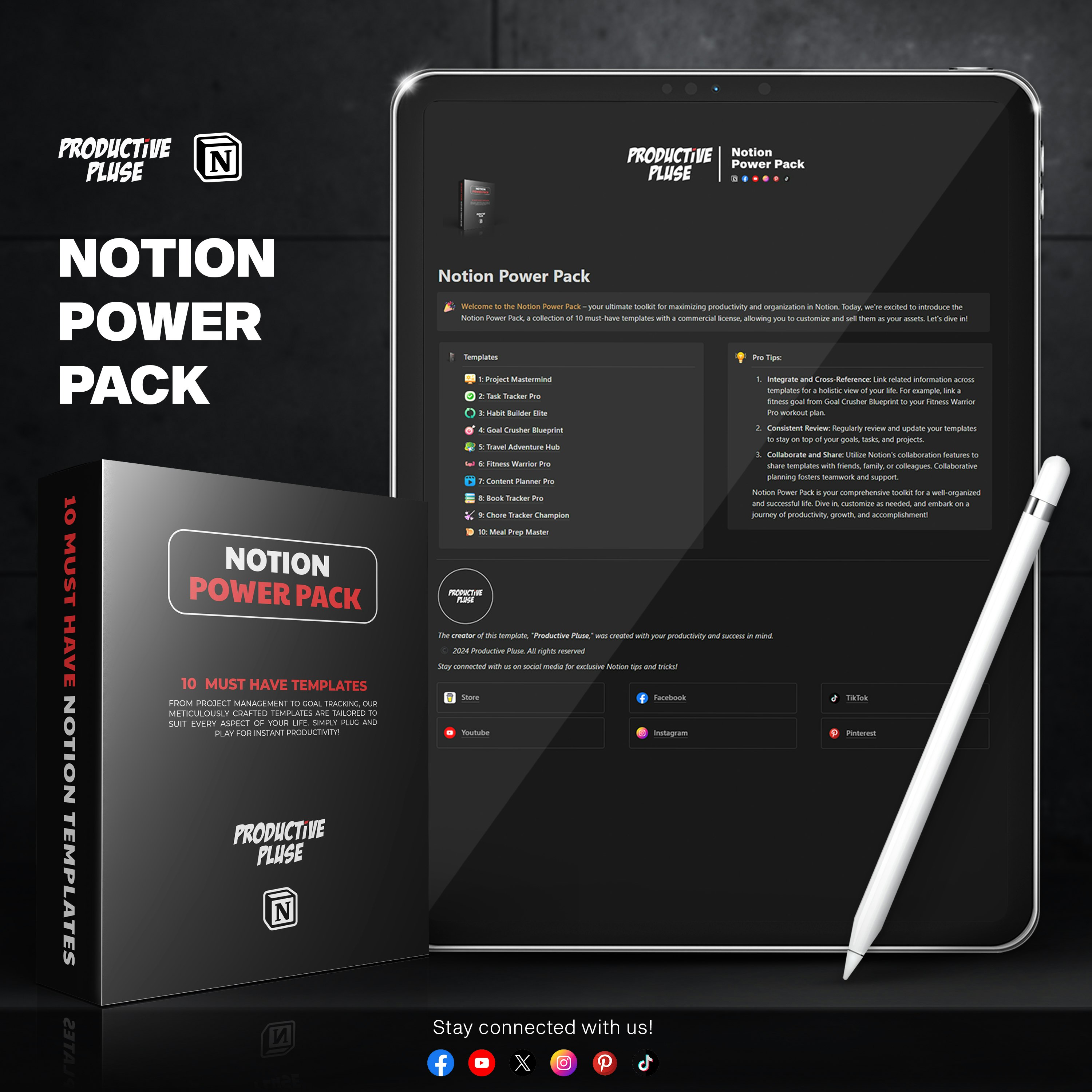 Notion Power Pack - 10 must-have Notion templates media 2