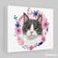 Custom Cartoon Pet Portrait Canvas