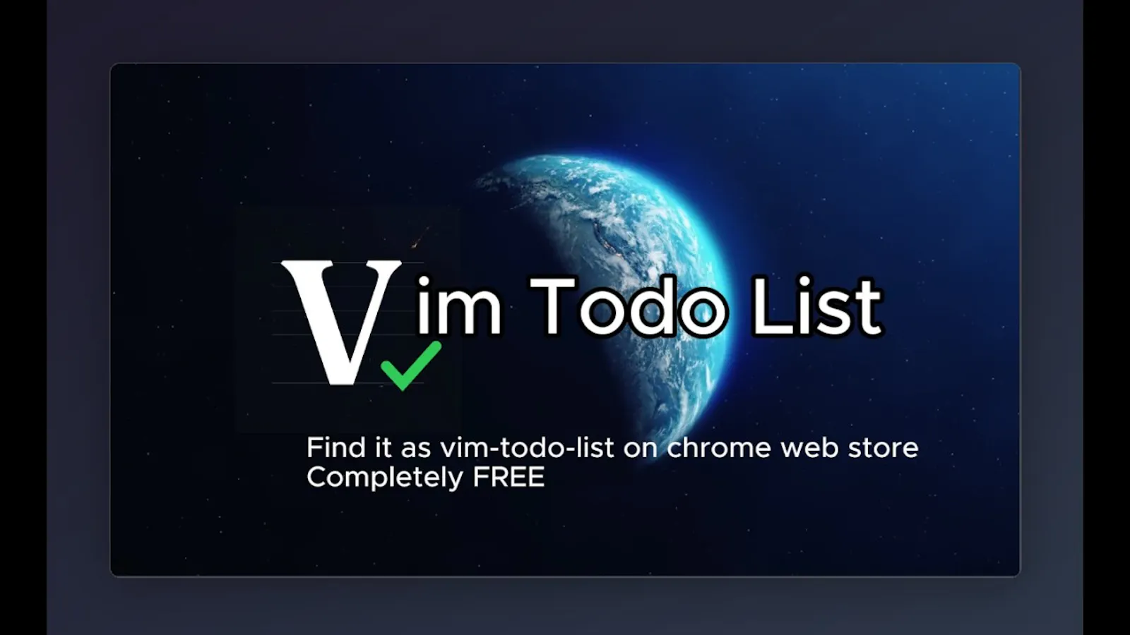 Vim Todo List 2.0 screenshot 1 (video preview)