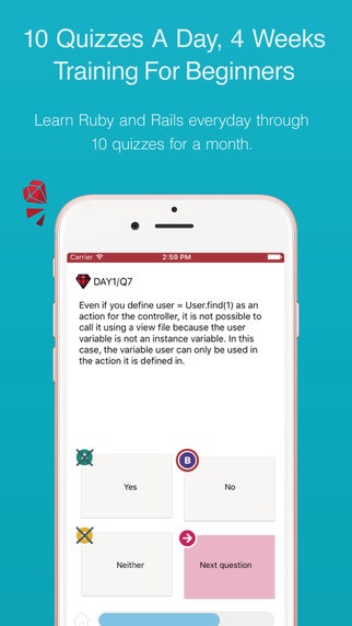 Pocket Programming - Ruby/Rails edition on iOS gallery image