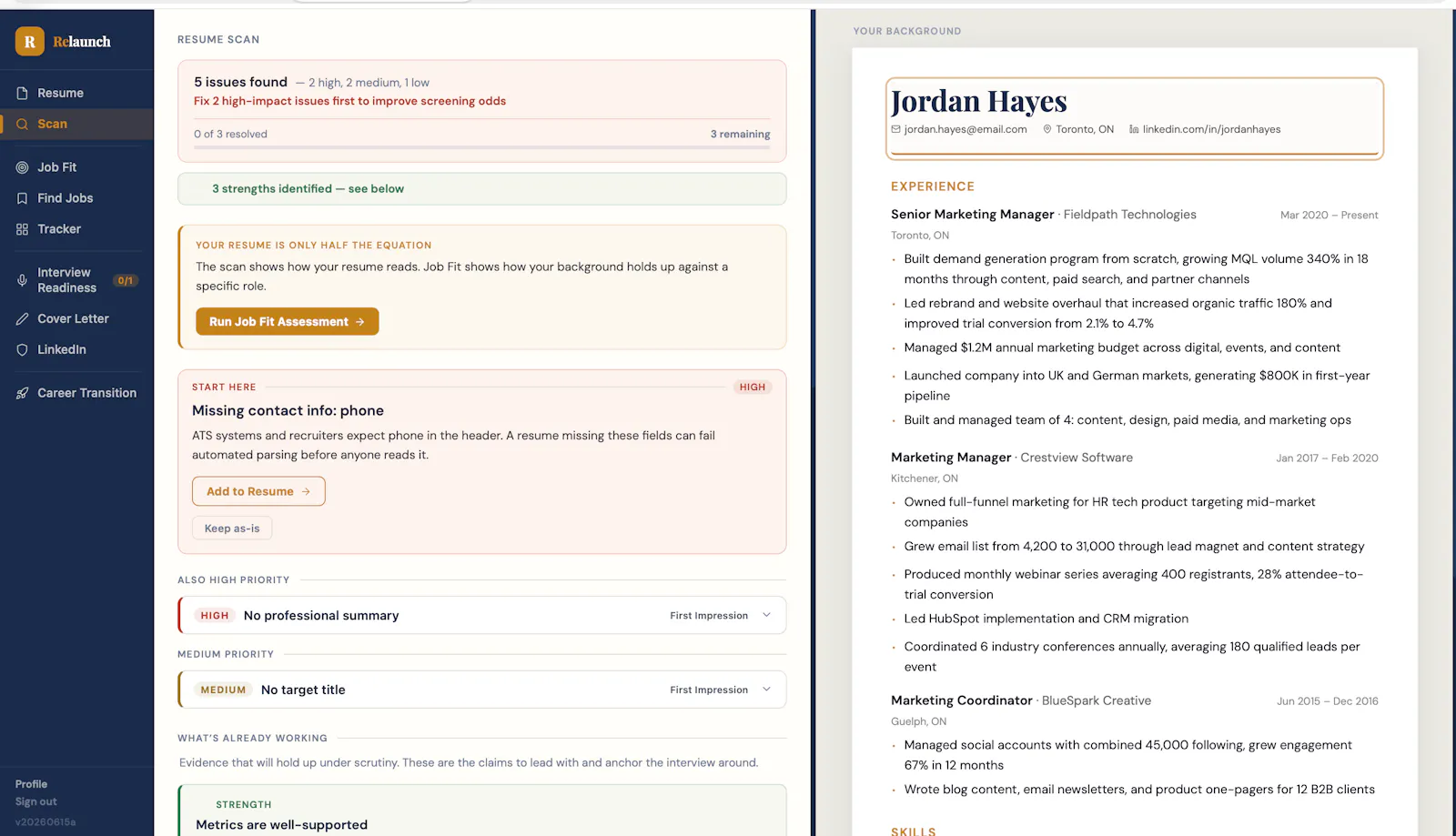 RelaunchHQ screenshot 6
