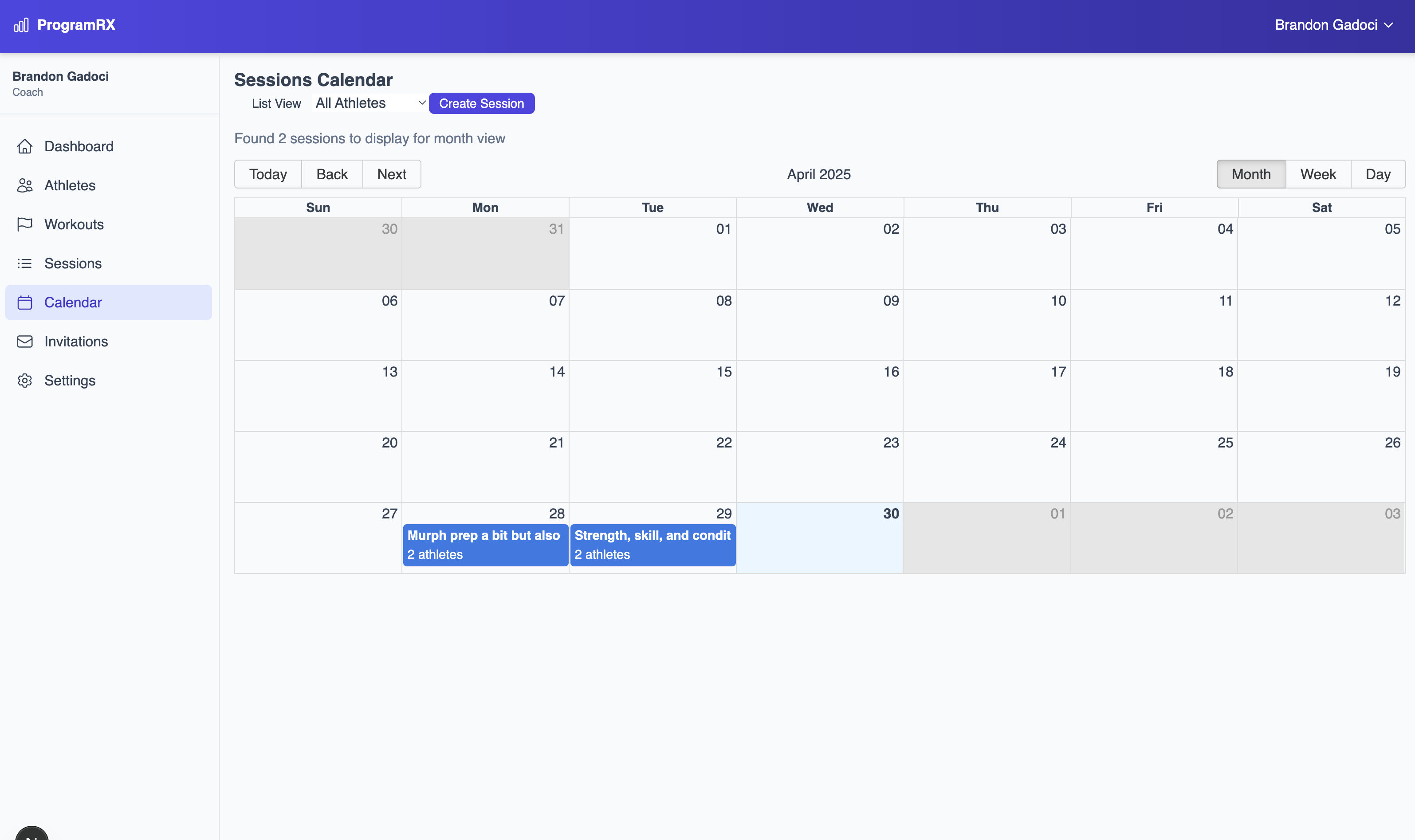 ProgramRX - Performance programming for sport-specific coaches media 4