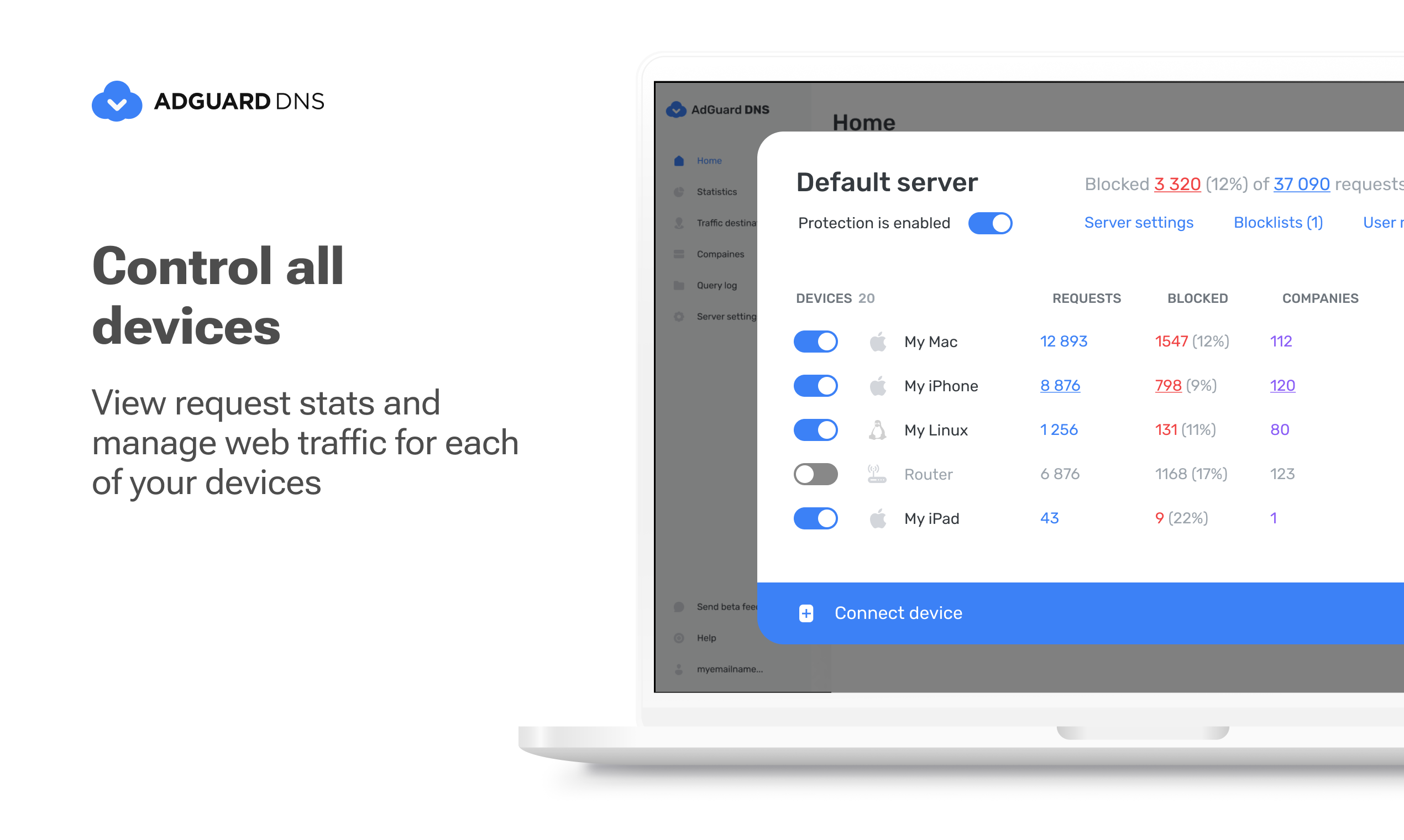 AdGuard DNS 2.0 - Su propio centro de protección de la privacidad media 5