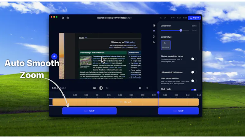 Kapshot screenshot 2