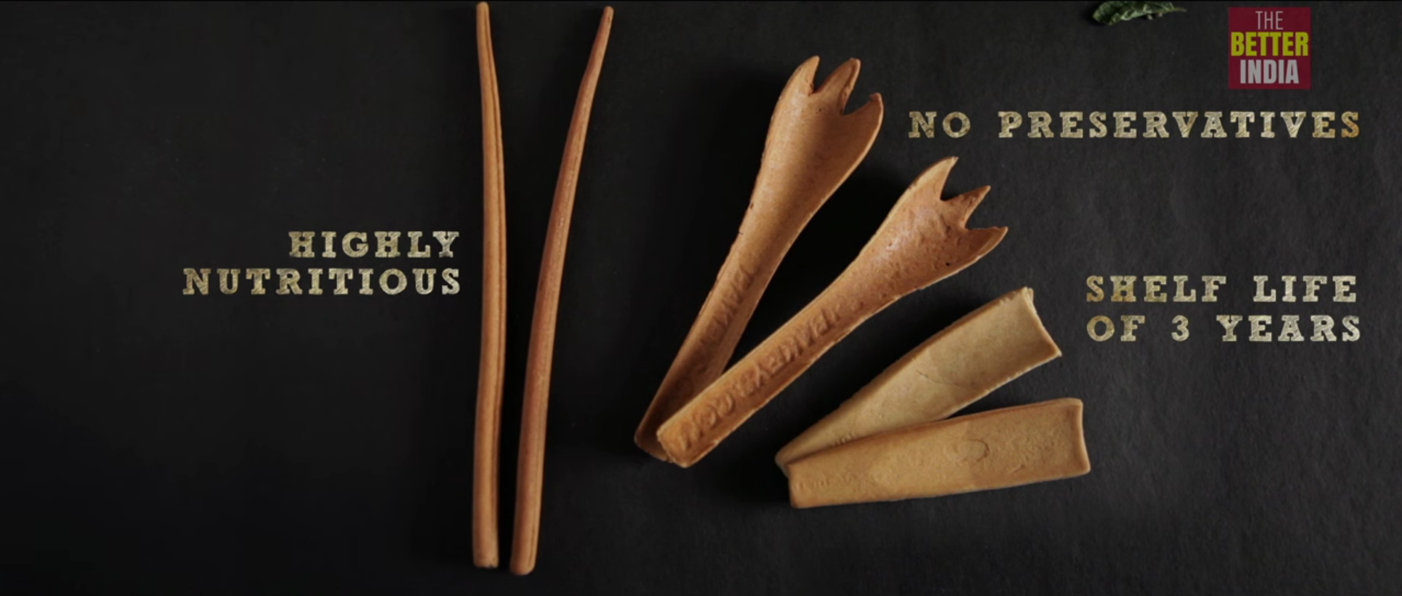 Bakey's Edible cutlery Product Hunt