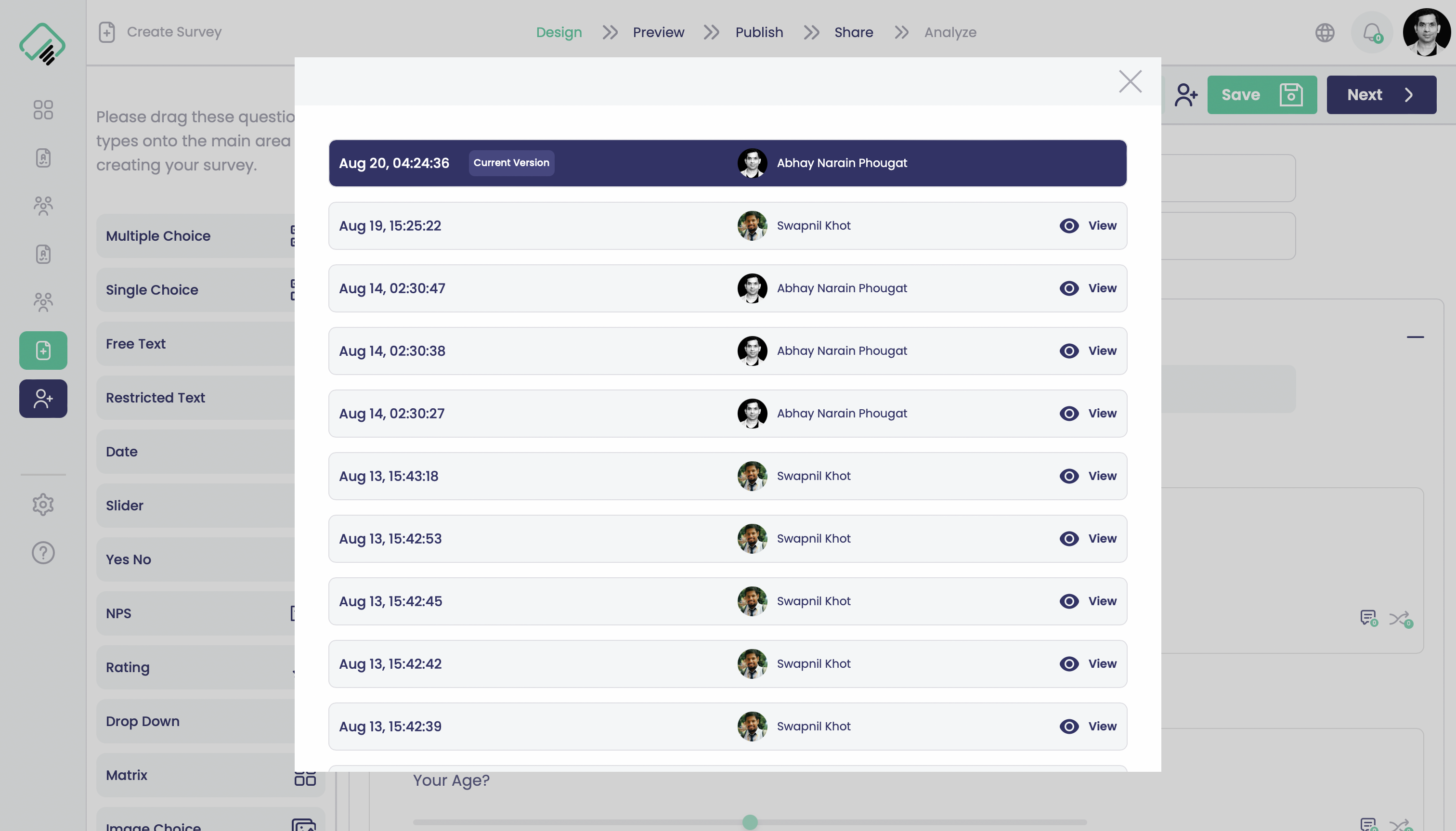 Media SurveyAnalytica 7