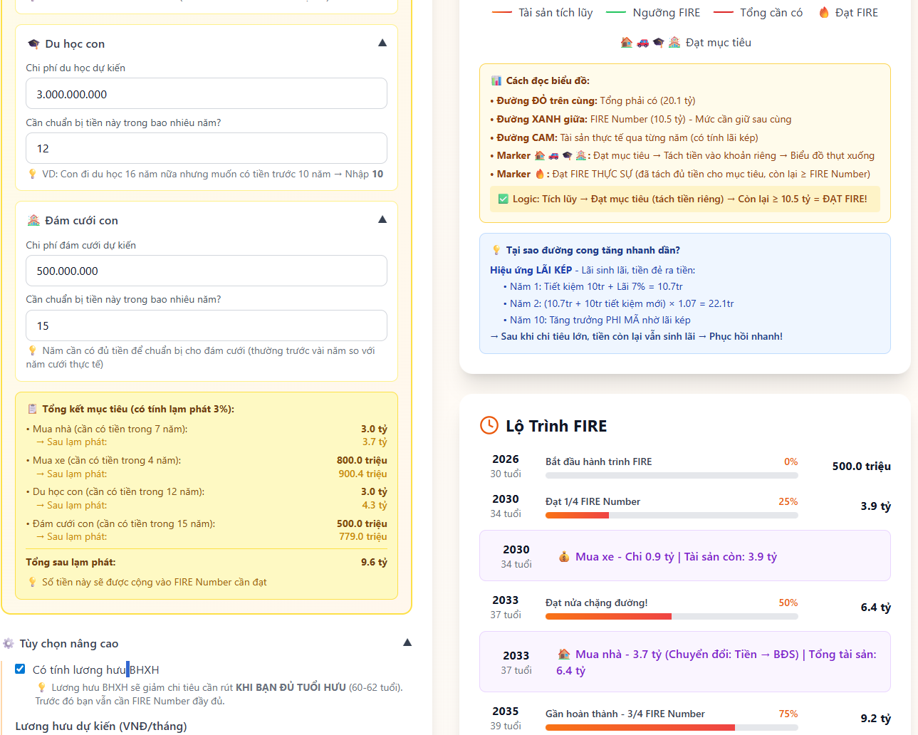 50+ máy tính tài chính - Screenshot 5 showing product features and functionality