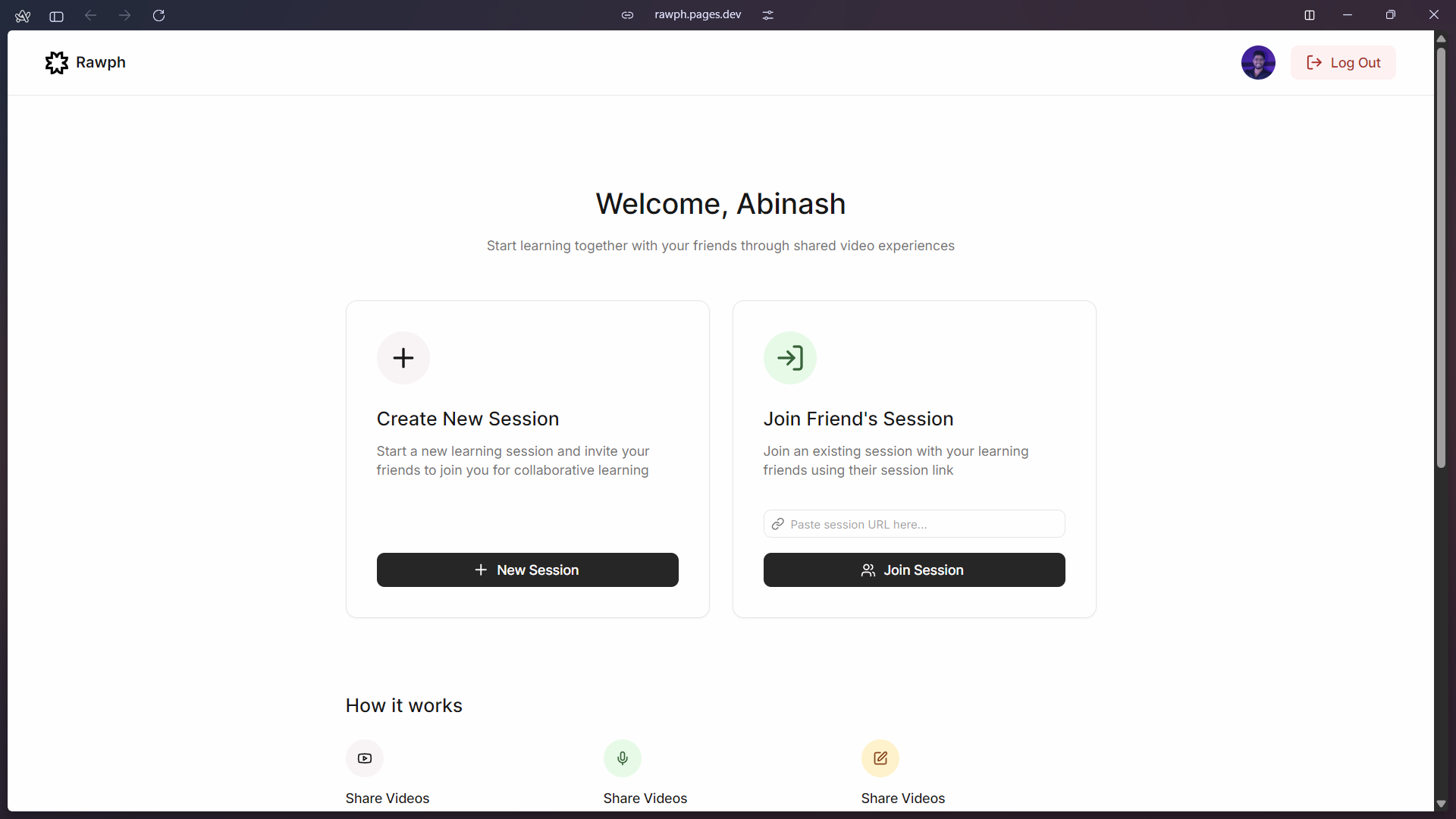 Rawph - Screenshot 2 showing product features and functionality