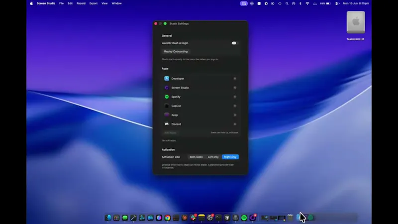 Stash screenshot 1 (video preview)
