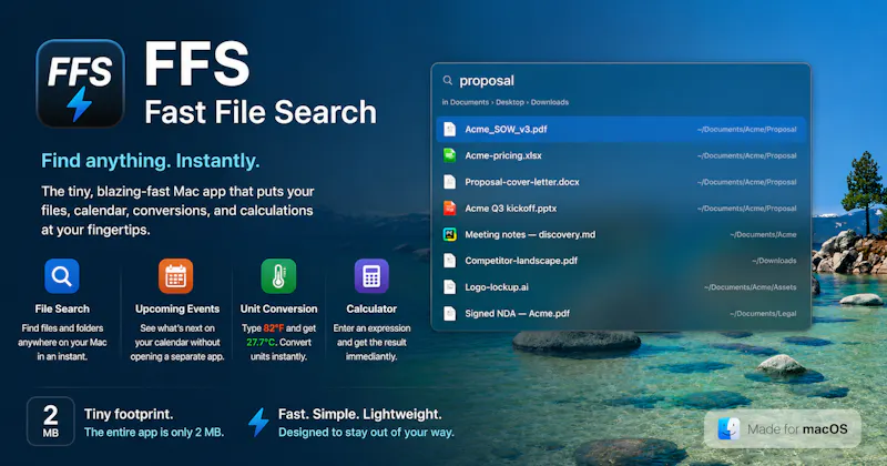 FFS — Fast File Search screenshot 1