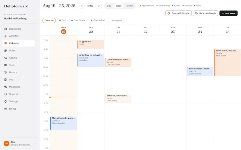 Helloforward screenshot 3