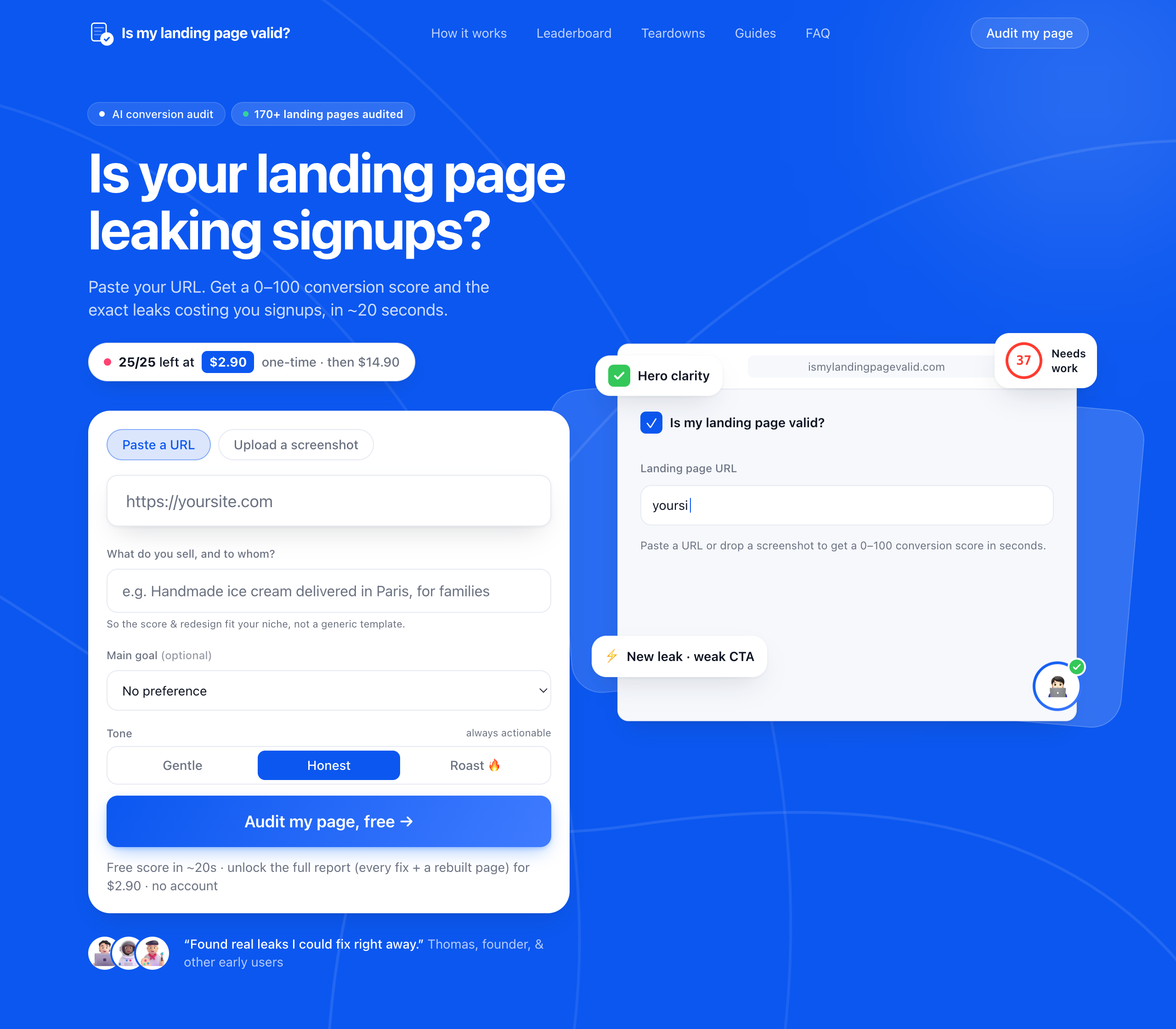 Is My Landing Page Valid? gallery image