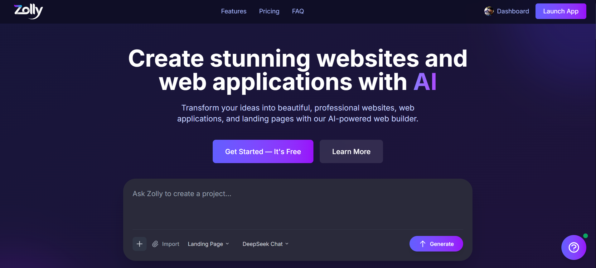 Zolly - Main product screenshot demonstrating key features and user interface