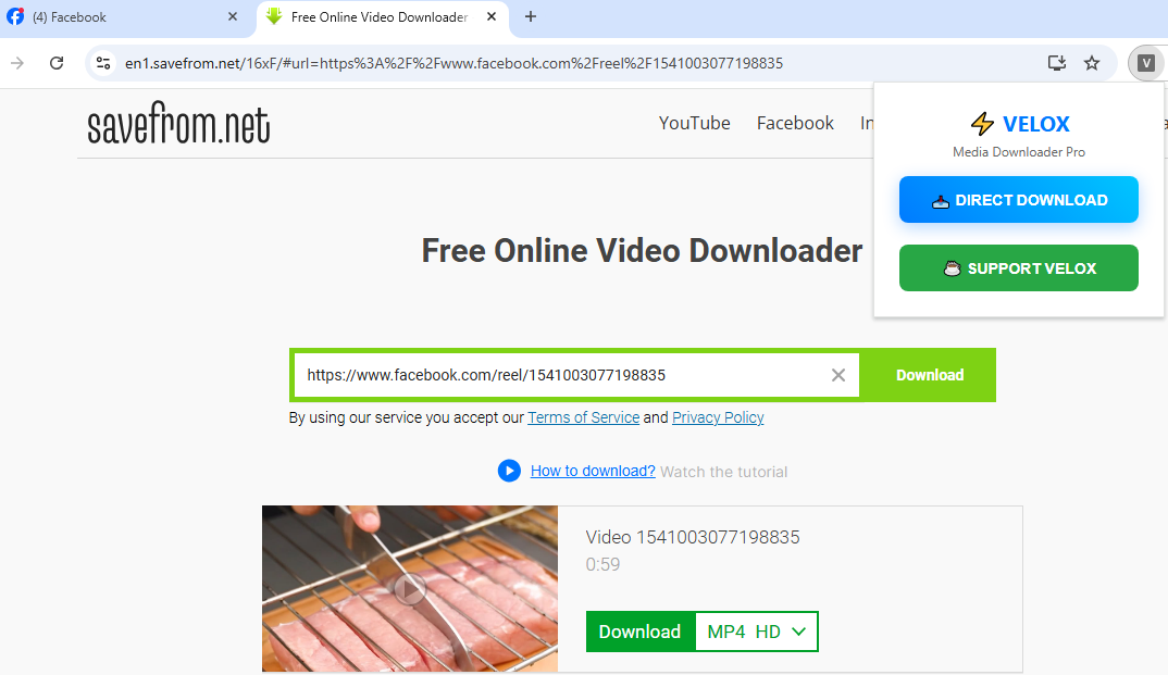 VELOX Media Downloader - Screenshot 3 showing product features and functionality