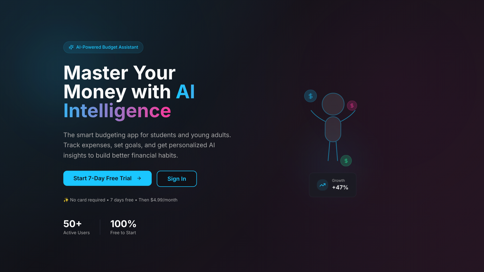 Spendian 2.0 - Main screenshot showing features and interface