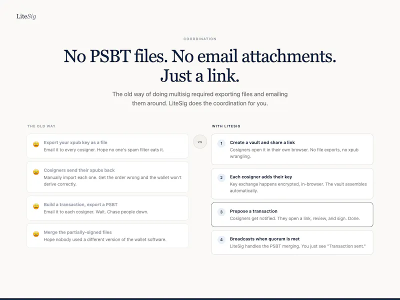 LiteSig screenshot 3
