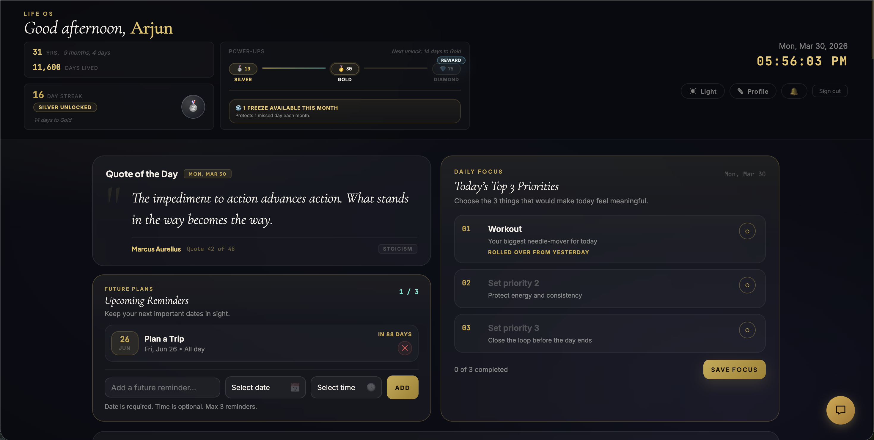 Life OS gallery image