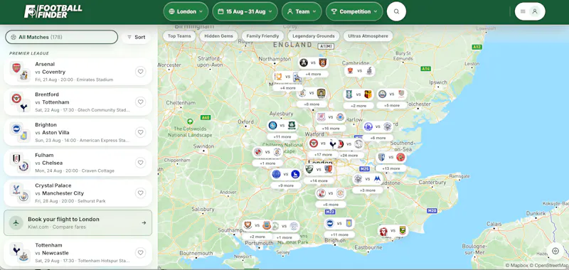Football Finder screenshot 2