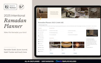 Intentional Ramadan Planner gallery image