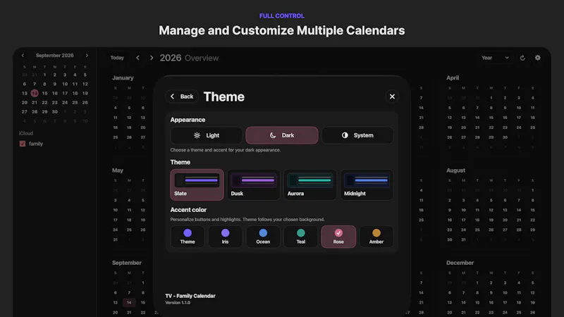 TV - Family Calendar screenshot 4