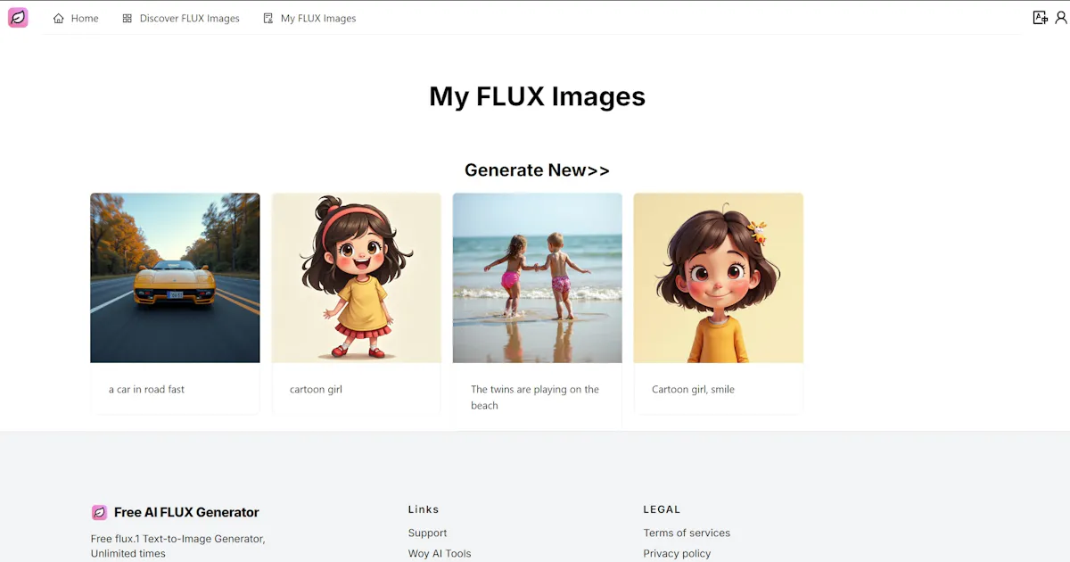 AI FLUX Image Generator