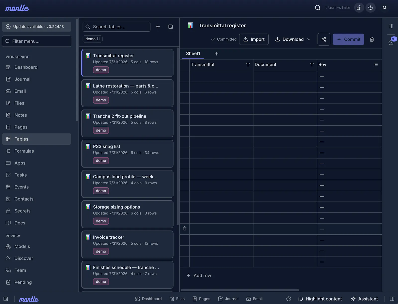 Mantle screenshot 1