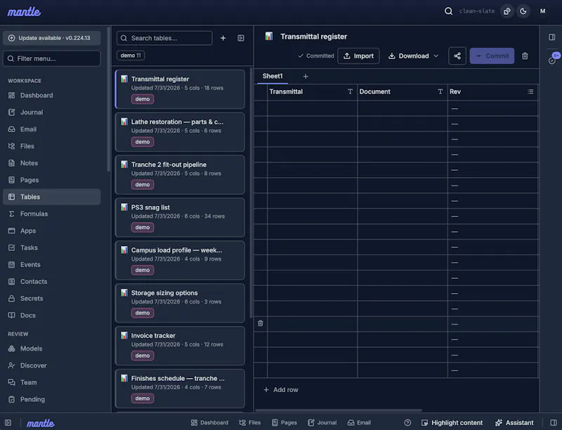 Mantle screenshot 1