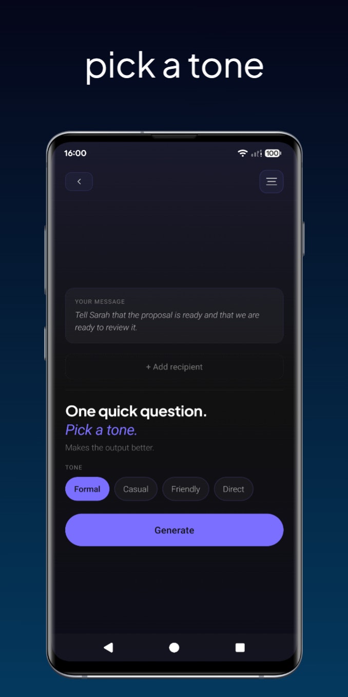 Untyped — Voice to Email gallery image