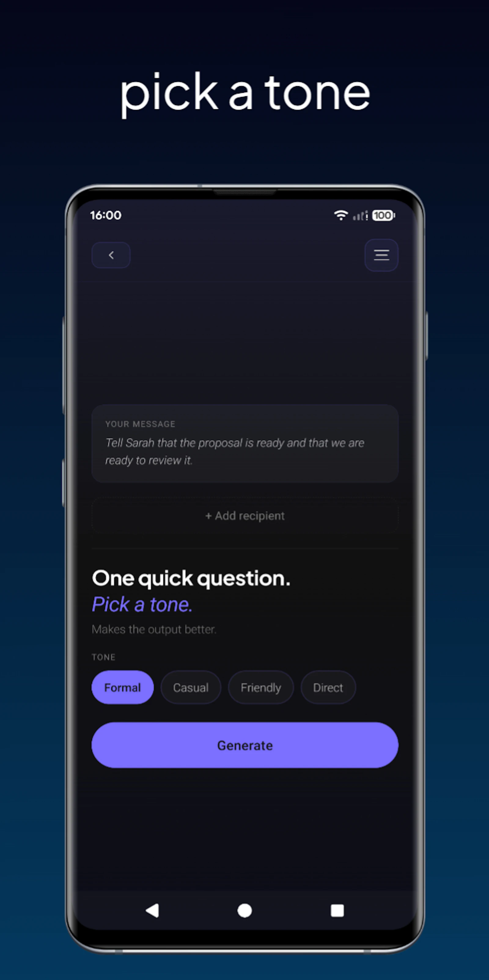 Untyped — Voice to Email screenshot 2