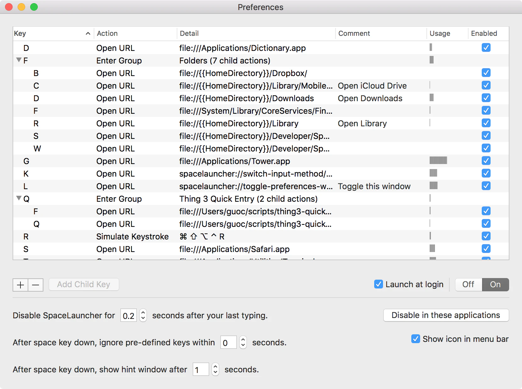 SpaceLauncher for Mac Image
