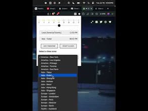 Multi Zone Sync Clock gallery image