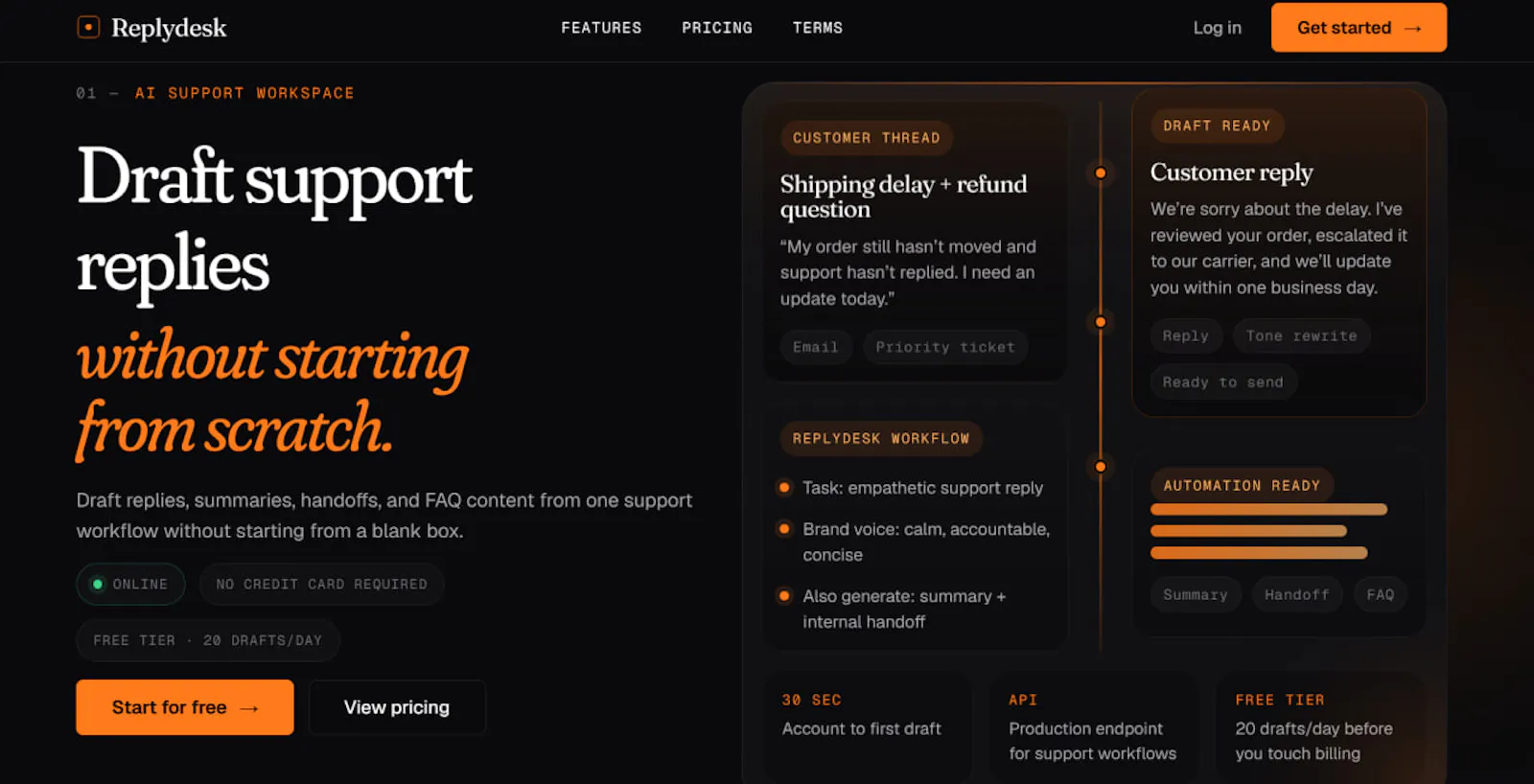 Replydesk screenshot 1