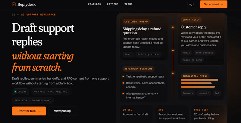 Replydesk screenshot 1