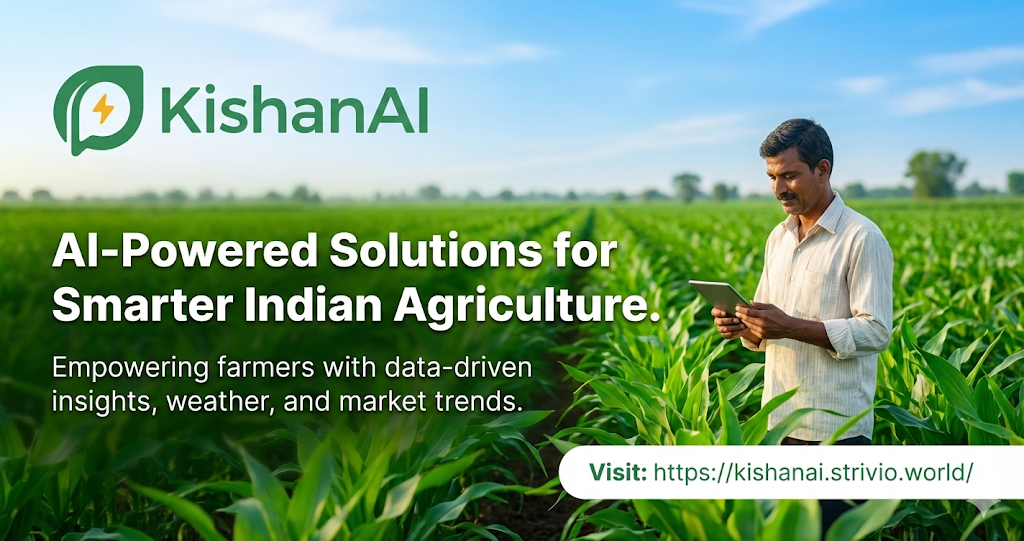 KisanAI - Main product screenshot demonstrating key features and user interface